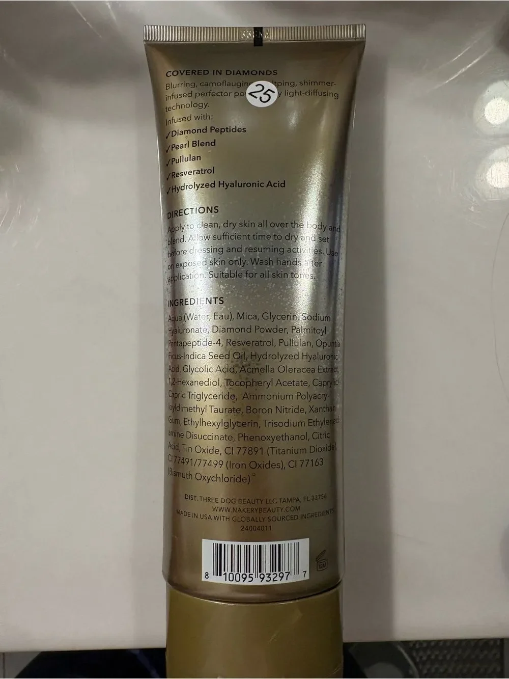 Nakery Beauty Diamond Glow Blur Perfector 6.76 Fl Oz